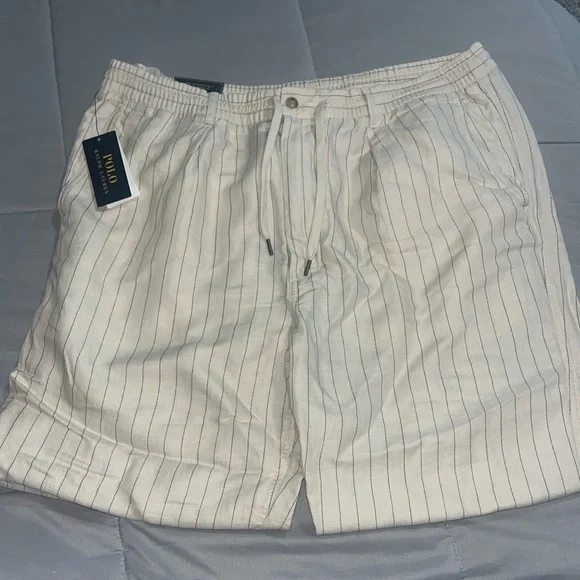 Polo by Ralph Lauren Men's Cream Pinstripe - Picture 2 of 7